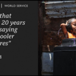 ‘The poorest of the poor are at the forefront of extreme weather’.